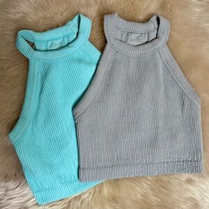 Aerie Real Good cropped tank tops